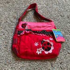 Stefan Joseph quilted ladybug purse